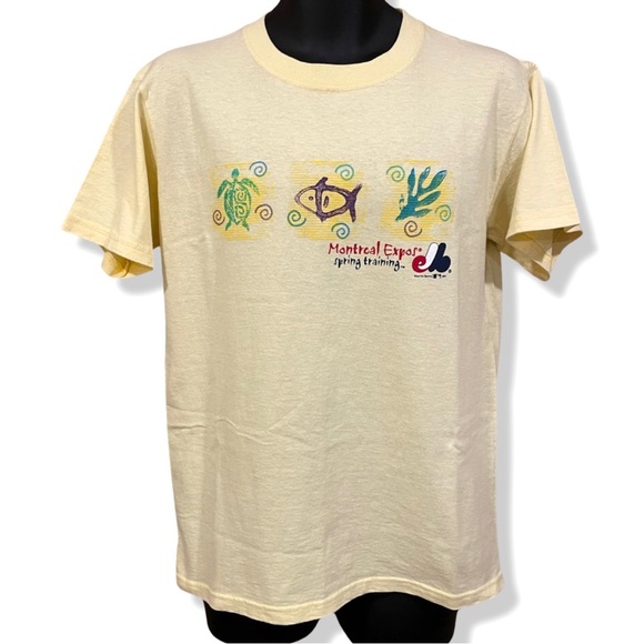 Vintage 2001 Montreal Expos Spring Training T-Shirt - Picture 1 of 4